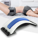 Adjustable back relief pain massage device stretcher set magic blue orthopedic lumbar back stretcher