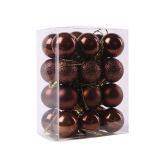 3/4/6/8/10Cm Xmas Color Balls Ornament Wholesale Christmas Ball
