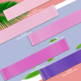 Multi-color Durable Fitness Elastic Exercise Loop Pink Latex Loop Booty Band Sets