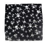 High Quality Breathable Printed Skull Sports Cotton Bandanas Bandana Square Scarf Bandanna
