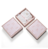 Soft color printing custom foldable baby set clothes packing box