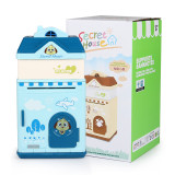 Good quality plastic funny pink house atm bank toys password electronic-piggy-banks-kids money cash box