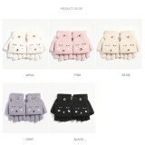 Knitted Gloves Warm Thicker Fleece Winter Anti Season Promotion Cheap Women Custom Gloves