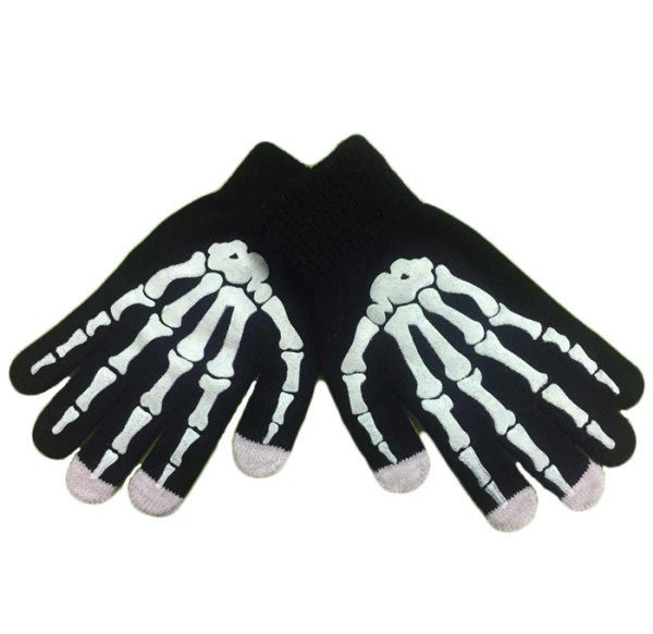 Halloween Fashion custom glove anti-season big discounts free shipping touch screen glove