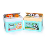 Wholesale plastic toy custom diy sticker steal coin panda box display mini atm machine piggy-banks-for-sale
