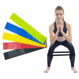 Multi-color Durable Fitness Elastic Exercise Loop Pink Latex Loop Booty Band Sets