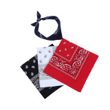 100% Cotton Paisley Silk Screen Print Custom Headwear Bandana