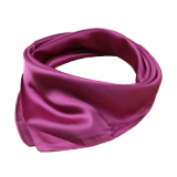 Stock 60x60cm Plain Colors Satin Silk Head Square Silk Scarf