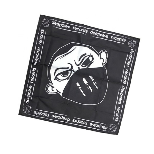 Custom Logo Printed 55*55cm Custom Logo Bandanas Amazon Cotton