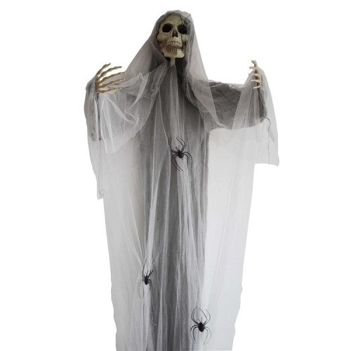 High Quality Life Size Halloween Creepy Hanging Plastic Skeleton Outdoor Halloween Decoration
