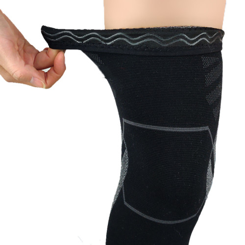 2020 New Arrivals 3D Knitted Elastic Nylon knee supports Sleeve Compression Sports Knee Brace