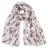 Various styles high-quality colourful designer styles printed scarf silk for women