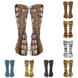 Customized 3d Printing Animal Socks Novelty Digital Simulation Socks Unisex Adult Animal Printing Socks