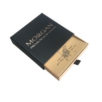 Paper drawer style slide open paper  box packaging for scarf