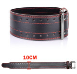 Man Cowhide Waist Leather Belts Weightlifting Weight Lifting Belt Gym Custom