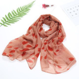 Various styles high-quality colourful designer styles printed scarf silk for women
