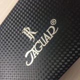 Free Sample And Design Making Luxury Black PU Leather Plastic Pen Box With Silver Logo