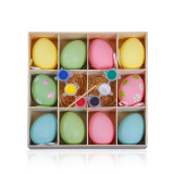 Hotsale Cheap Colorful DIY Painting Plastic Easter Egg