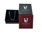 Personal Logo Cardboard Custom Made Jewelry Gift Packing Box  With Foam Insert