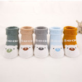 Autumn And Winter New Baby Socks Cartoon Newborn Cotton Socks Thick Fuzzy Children's Terry Socks 0-1-3 Years Old