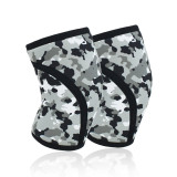 Breathable Elastic Compression Gym Knee Brace Neoprene 7Mm Knee Support Sleeve Weightlifting
