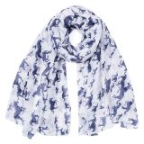 Various styles high-quality colourful designer styles printed scarf silk for women