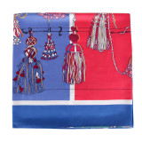 Sunscreen beach to prevent sunning beach scarf female Korean fashion decorative silk scarf air conditioning shawl