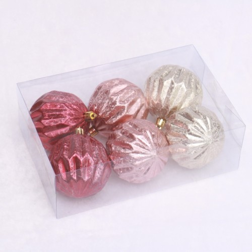Wholesale indoor Christmas ornament shatterproof plastic Xmas decorative ball