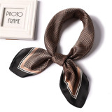 100% Silk Scarf Women Casual Decoration 70*70cm Small Square Silk Scarf Professional Silk Scarves Ladies