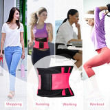 Colorful Waist Trimmer Sweat Sports Girdle Belt Womens Waist Trainer Workout Belt