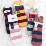 Customer Super Quality Fashion Cute Comfortable  Cotton Happy Women Tube Socks