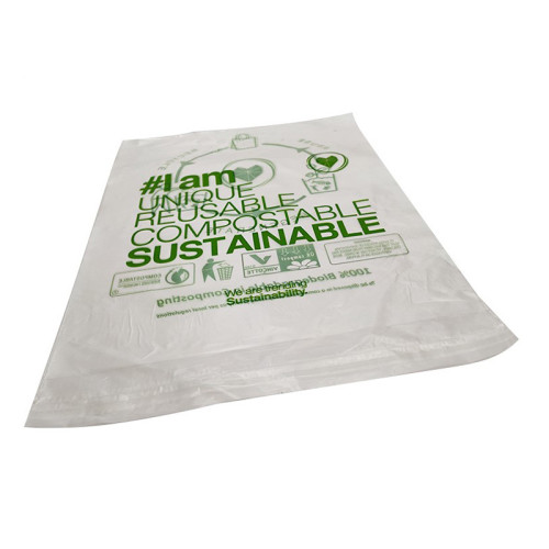 Factory price eco friendly compostable corn starch 100% biodegradable poly plastic bag