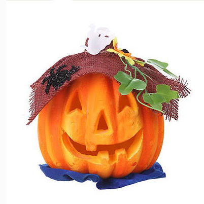 Animated Props Solar Ledhalloween Strobe Light Pumpkin Lamp
