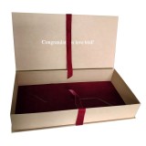 custom Larger Brown Kraft paper apparel packaging Boxes