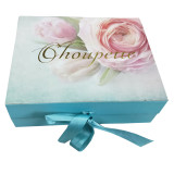 Luxury Magnet and Ribbon Closure  packaging boxes for clothes