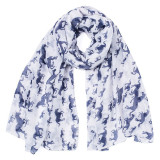 Various styles high-quality colourful designer styles printed scarf silk for women