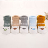 Autumn And Winter New Baby Socks Cartoon Newborn Cotton Socks Thick Fuzzy Children's Terry Socks 0-1-3 Years Old