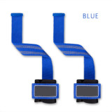 Custom Logo Bodybuilding Powerlifting Wrist Straps Grip  Strength Workout Training Weight Lifting Straps