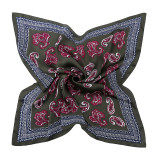 Fashionable Professional Male Female New Korean Silk Cashew Small Floral Square Scarf Ladies