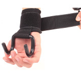 Pull Up Booster Power Weight Lifting Kooks Steel Dumbbell Gym Training Workout Wrist Grip