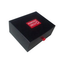 Customize printing logo cosmetic drawer boxes cardboard sliding gift packaging box