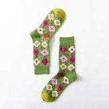 Wholesale 2021 new fashion High quality cotton girls socks woman  socks custom