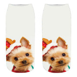 Customized New Cute Dog 3D Printed Socks Female Harajuku Style Creative Interesting Animal Cat Boat Socks