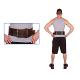 Man Cowhide Waist Leather Belts Weightlifting Weight Lifting Belt Gym Custom