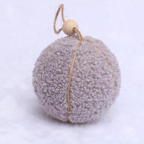 grey foam Christmas ball