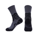 Wholesale Four Seasons Men Women Crew Length Cotton Outside Medium Tube Basketball Custom Sport Socks