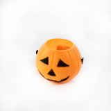 Pumpkin Candy Plastic Led Light Halloween Bucket Pumpkin Lamp