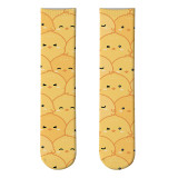 Customize Photo 3D Cute Cat Printing Socks Cute Stockings Cartoon Pattern Trend Double-Sided Printing Socks