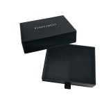 Card board Drawer Paper Box With Logo Printing Ribbon Pull Tab For Packaging Tie
