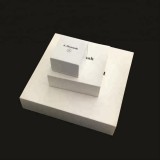 New Custom Size Sleeve Embossing Brand Cover White Plastic Jewelry Box